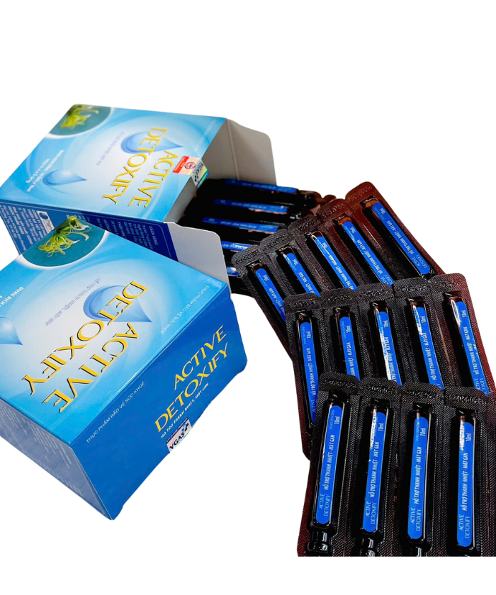 Active Detoxify – Thanh Nhiệt, Mát Gan, Giảm Nóng Trong (20Ống/Hộp)